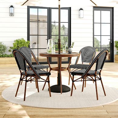 Martha Stewart 31" Round All-Weather Patio Bistro Dining Table