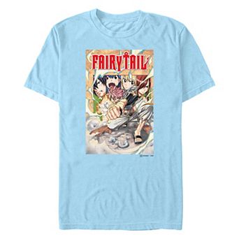 Men's Fairy Tail Attack Poster Graphic Tee
