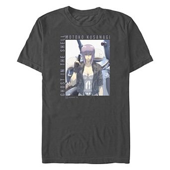 Men's Ghost In The Shell Motoko Kusanagi Graphic Tee
