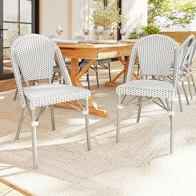 Martha Stewart All-Weather Stackable Patio Bistro Dining Chair
