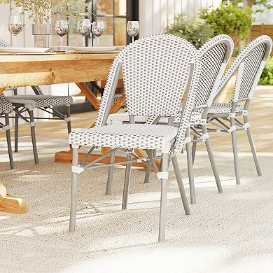 Martha Stewart All-Weather Stackable Patio Bistro Dining Chair