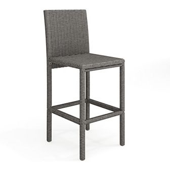 Martha Stewart 2 pk Outdoor Rattan Wicker Bar Stools