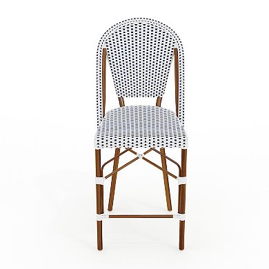 Martha Stewart All-Weather Stackable Patio Bistro Counter Stool