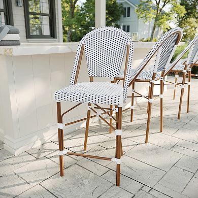 Martha Stewart All-Weather Stackable Patio Bistro Counter Stool