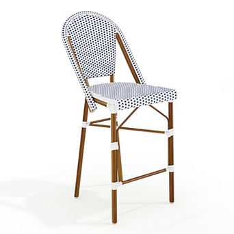 Martha Stewart All-Weather Stackable Patio Bistro Counter Stool