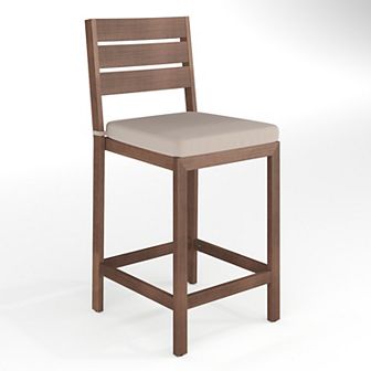 Martha Stewart 2 pk All-Weather Patio Bar Stools with Seat Cushions