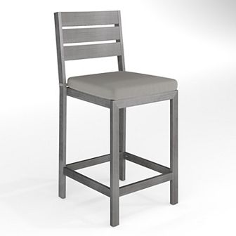 Martha Stewart 2 pk All-Weather Patio Bar Stools with Seat Cushions