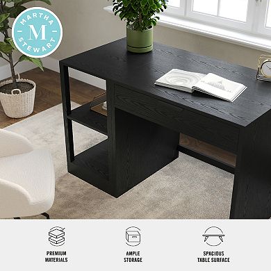 Martha Stewart Modular Single-Drawer Desk and 2 Tier Shelf