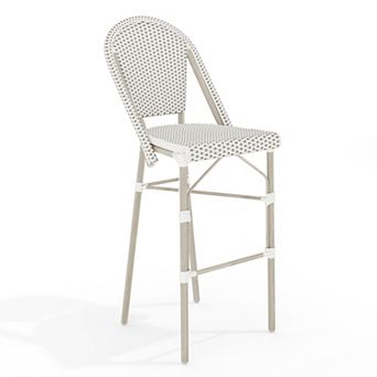 Martha Stewart All-Weather Stackable Patio Bistro Bar Stool