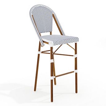 Martha Stewart All-Weather Stackable Patio Bistro Bar Stool