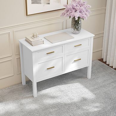 Martha Stewart Shaker Style Home Office Lateral File Cabinet