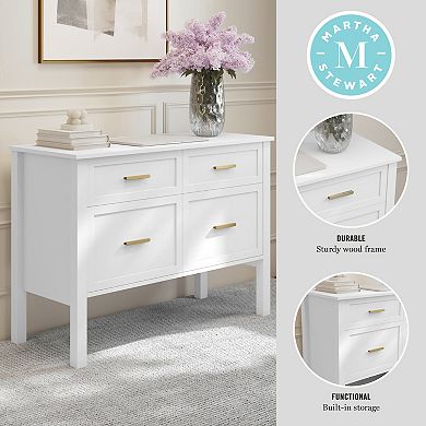 Martha Stewart Shaker Style Home Office Lateral File Cabinet