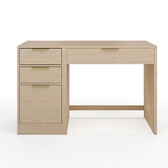 Martha Stewart Modular Single-Drawer Desk & 3 Drawer File Cabinet