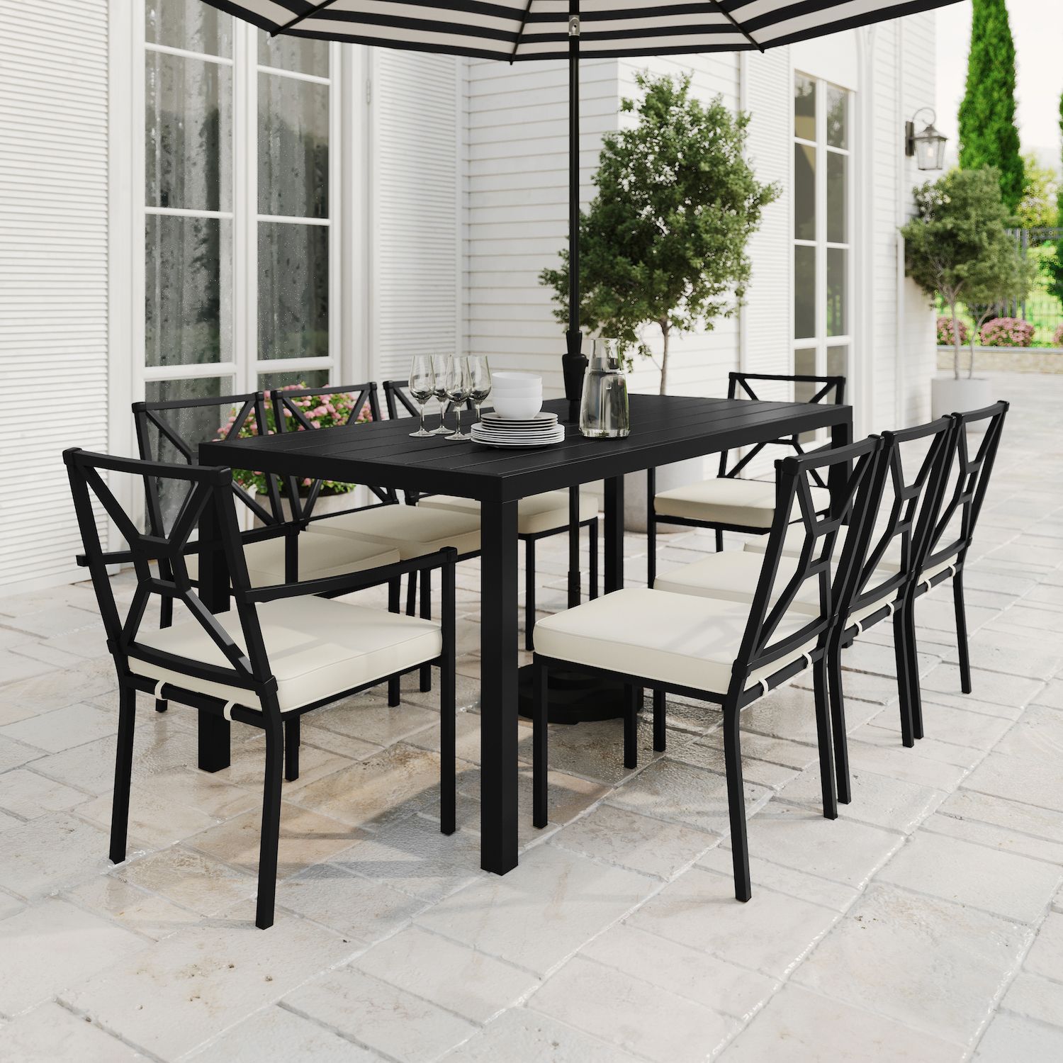Martha Stewart Patio Dining Set - Thumbnail 2