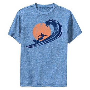Boys 6-20 Surfer At Sunset Performance Graphic Tee