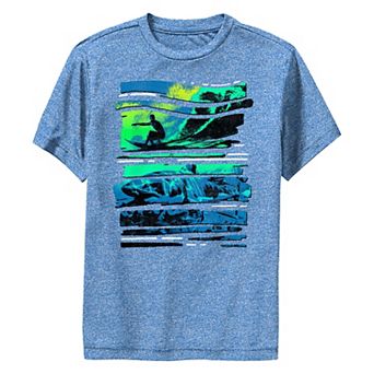 Boys 8-20 Surfing With Sharks Performance Graphic Tee