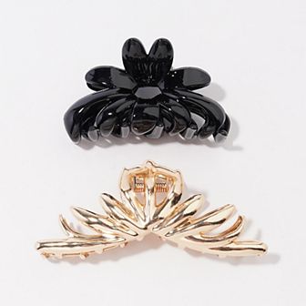 Emberly Floral 2 pk Claw Clip Set