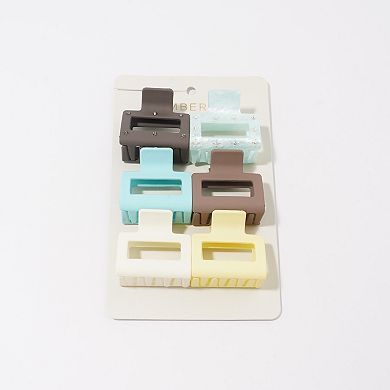 Emberly 6-pk. Multi Mini Claw Clip Set