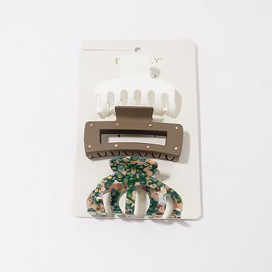 Emberly 3-pk. Claw Clip Set