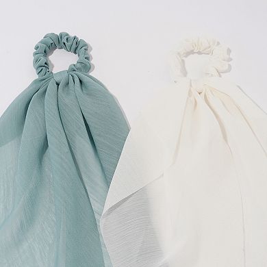 Emberly Long Tail Scrunchie 2-Pk. Set