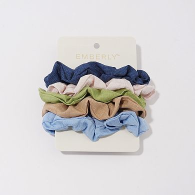 Emberly 5-pk. Multi Scrunchie Set