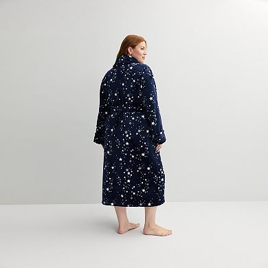 Plus Size Sonoma Goods For Life Long Plush Wrap Robe