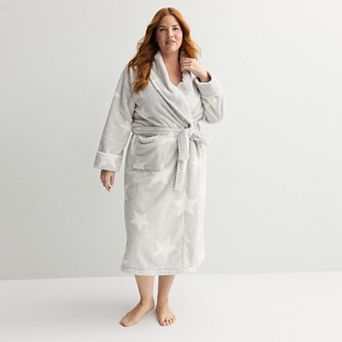 Plus Size Sonoma Goods For Life® Long Plush Wrap Robe