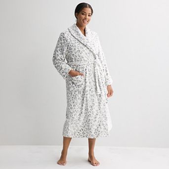 Plus Size Sonoma Goods For Life® Long Plush Wrap Robe