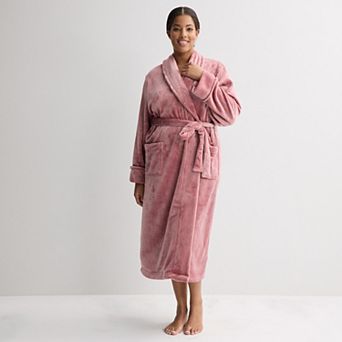 Plus Size Sonoma Goods For Life® Long Plush Wrap Robe