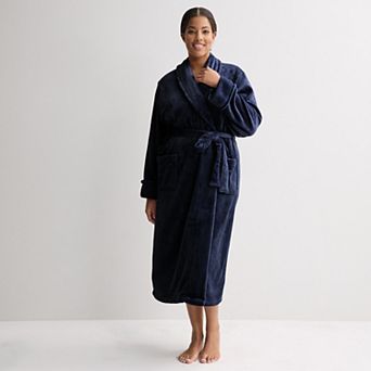 Plus Size Sonoma Goods For Life® Long Plush Wrap Robe