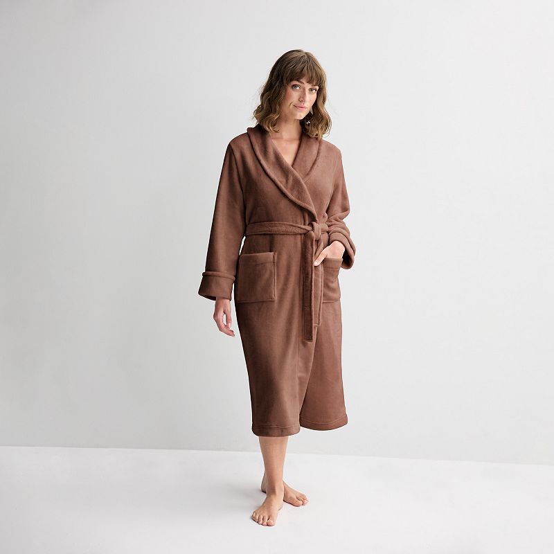Women's Sonoma Goods For Life® Long Plush Wrap Robe