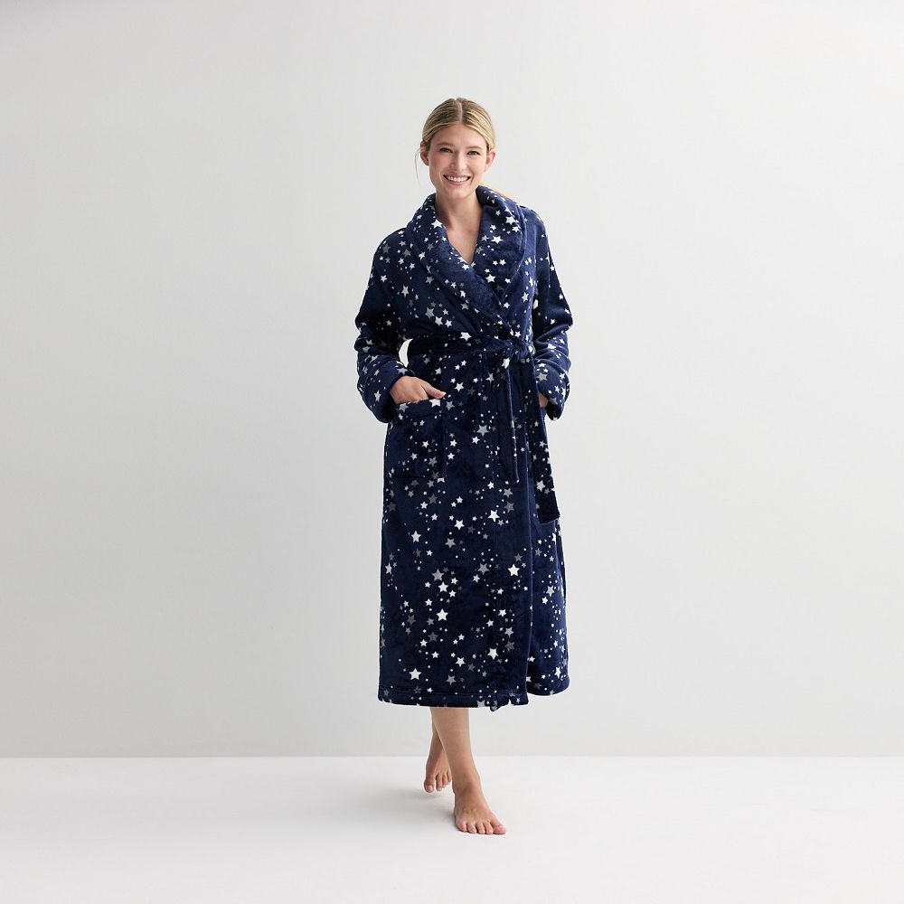 Women's Sonoma Goods For Life® Long Plush Wrap Robe
