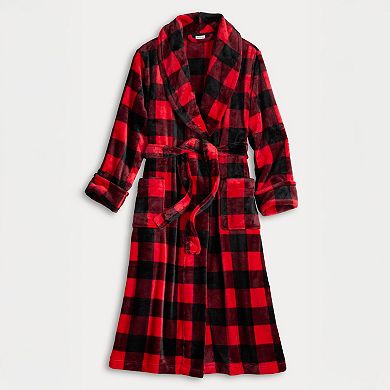 Petite Sonoma Goods For Life® Long Plush Wrap Robe