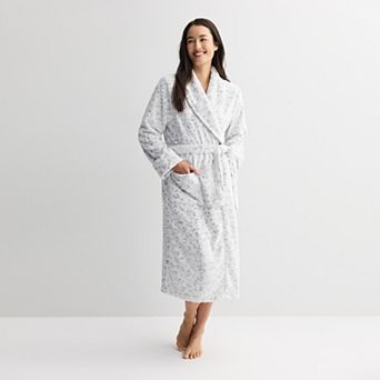 Petite Sonoma Goods For Life® Long Plush Wrap Robe