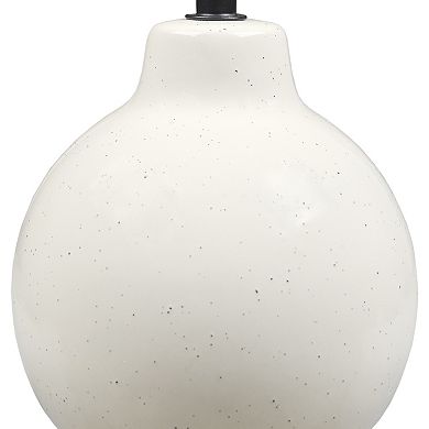 Round Ceramic Accent Table Lamp