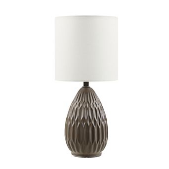 Textured Ceramic Accent Table Lamp