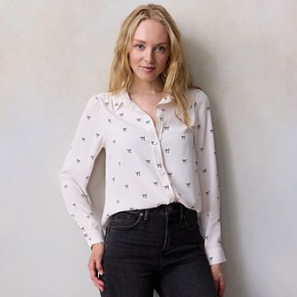 Women's LC Lauren Conrad Button Front Shirt