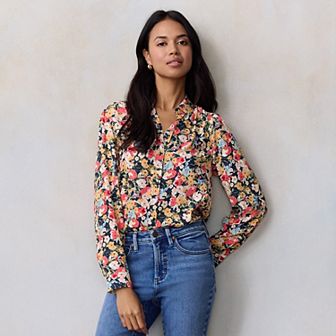 Women's LC Lauren Conrad Button Front Shirt