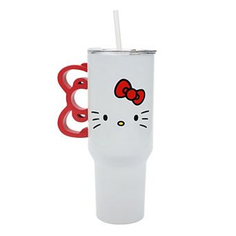 Hello Kitty 40 oz. Bow Handle Stainless Steel Tumbler