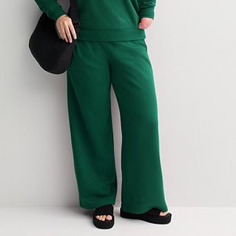 Women's Sonoma Goods For Life® Adaptive Fleece Wide Leg Pants