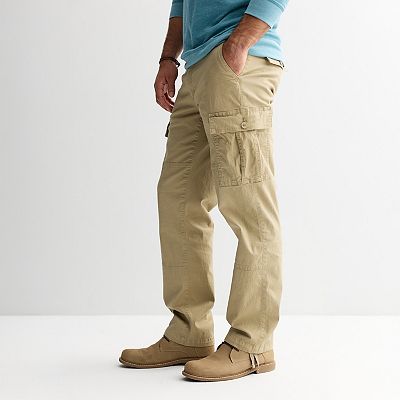 Men's Sonoma Goods For Life Relaxed Fit Ripstop Cargo Pants, Size: 34X34, Khaki