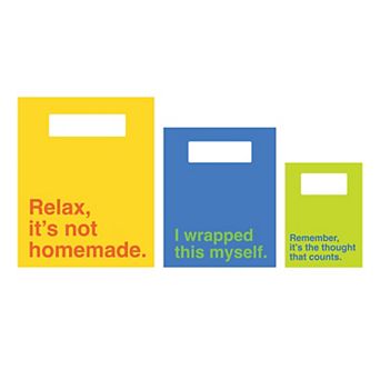 Prank-O 3 pk Funny Phrase Gift Bags