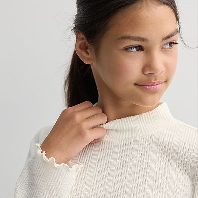 Girls 6-20 SO® Cozy Mock Neck Top in Regular & Plus Size