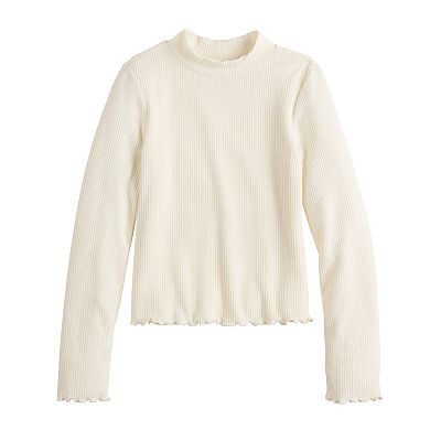 Girls 6-20 SO® Cozy Mock Neck Top in Regular & Plus Size