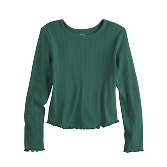 Girls 6-20 SO® Long Sleeve Cozy Top in Regular & Plus Size