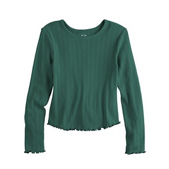 Girls 6-20 SO® Long Sleeve Cozy Top in Regular & Plus Size