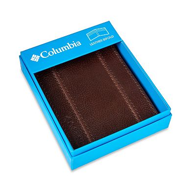 Men's Columbia RFID-Blocking Leather Bifold Wallet