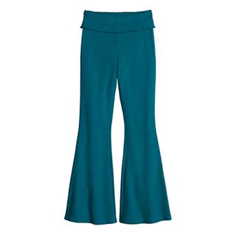 Girls 6-20 SO® Foldover Flare Leggings in Regular & Plus Size