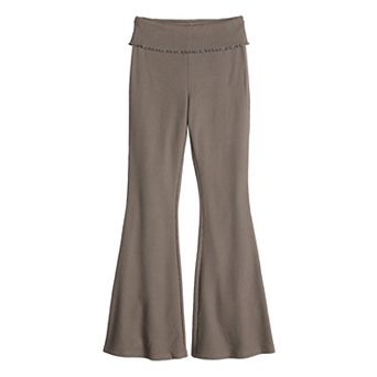 Girls 6-20 SO® Foldover Flare Leggings in Regular & Plus Size