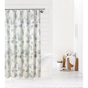 Sonoma Goods For Life® Coastal Shell Print Shower Curtain